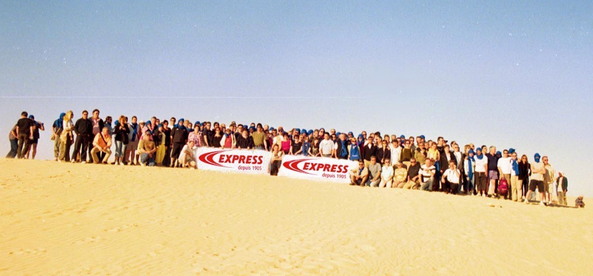 L'équipe Guilbert Express en Tunisie