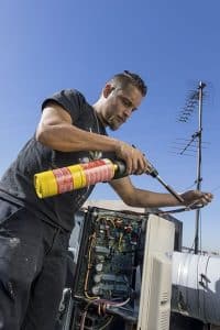 Exemple d'utilisation du chalumeau Vulcane Express en configuration climatisation